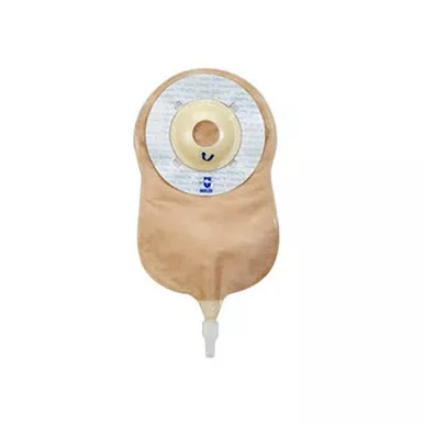 Marlen 55130 - Ultra Extra 2" Shallow Convex, Medium Opaque Drain Pouch With Skin Shield Barrier