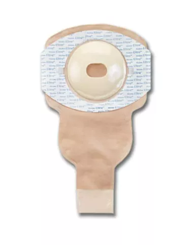Marlen 55306 - Ultra Extra 2" (50mm) Opening Drain Pouch With Skin Shield Shallow Convexity, Transparent