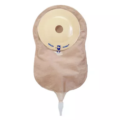 Marlen 72429 - Ultramax Urostomy Pouch Pre-Cut Opening 1-1/8" Flat Transparent With Aquatack Hydrocolloid Barrier