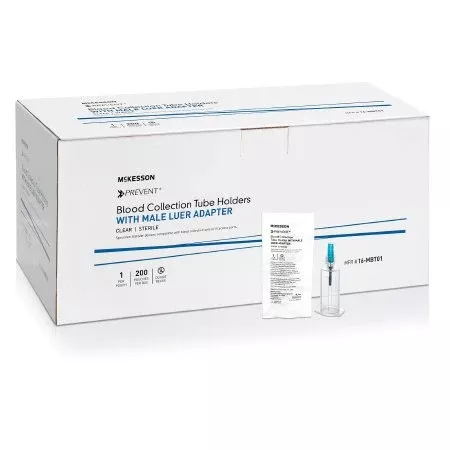 McKesson Blood Transfer Device with Luer Lock Adapter McKesson For the Needleless Transfer of Blood - Box of 200 - 16-MBT01-BX