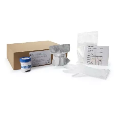 McKesson Drugs of Abuse Test Kit McKesson 12-Drug Panel with Adulterants AMP, BAR, BZO, COC, mAMP/MET, MDMA, MOP300, MTD, OXY, PCP, TCA, THC (OX, pH, SG) Urine Sample 25 Tests CLIA Waived - Case of 100 - 16-5125A3-CS