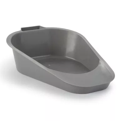 McKesson Fracture Bedpan – Ergonomic, Non-Stick, 34 oz Capacity, Latex-Free