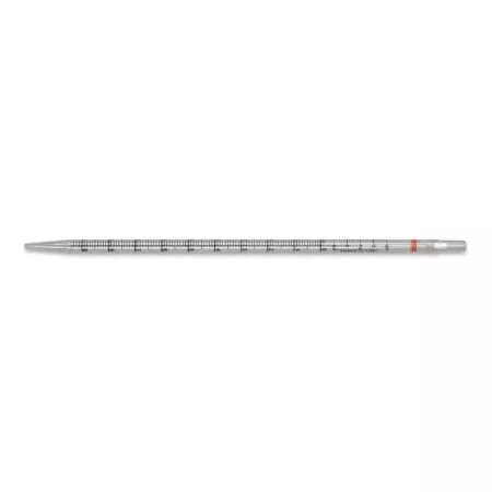 McKesson McKesson Serological Pipette 10 mL 0.1 mL Graduation Increments / 2.5 mL Negative Graduations Sterile - Case of 200 - 177-1761-CS