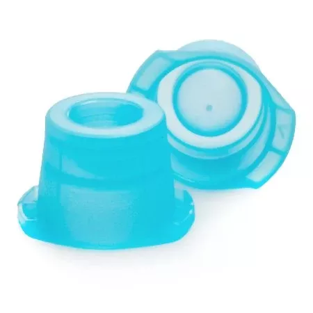 McKesson McKesson Tube Closure Polyethylene Snap Cap Blue 12 mm / 13 mm / 16 mm (Universal) Fits Most 12mm, 13mm and 16mm Evacuated Glass Blood Collection Tubes and Plastic Test Tubes NonSterile - Bag of 1000 - 177-118115B-BG