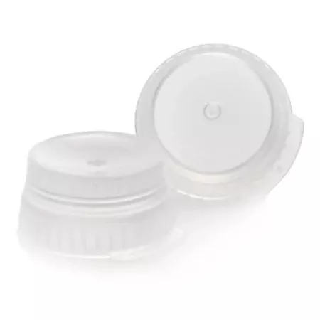 McKesson McKesson Tube Closure Polyethylene Snap Cap Natural 16 mm For Use with 16 mm Blood Drawing Tubes, Glass Test Tubes, Plastic Culture Tubes NonSterile - Bag of 1000 - 177-113148C-BG