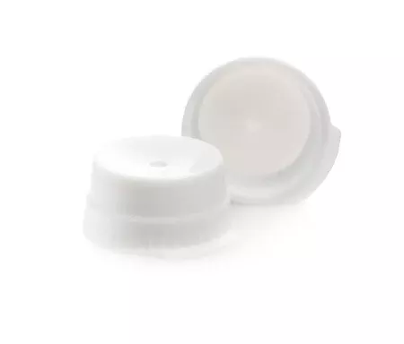McKesson McKesson Tube Closure Polyethylene Snap Cap White 16 mm For Use with 16 mm Blood Drawing Tubes, Glass Test Tubes, Plastic Culture Tubes NonSterile - Bag of 1000 - 177-113148W-BG