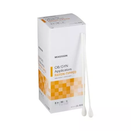 McKesson OB/GYN Swab McKesson 8 Inch Length NonSterile - Case of 500 - 24-808-CS