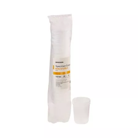 McKesson Specimen Container McKesson 120 mL (4 oz.) Without Closure NonSterile - Box of 20 - 561-BX