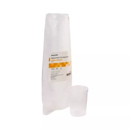 McKesson Specimen Container McKesson 192 mL (6.5 oz.) Without Closure NonSterile - Case of 20 - 560-CS