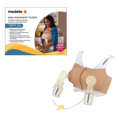 Medela 67940 - Medela Easy Expression Bustier, Small, Nude