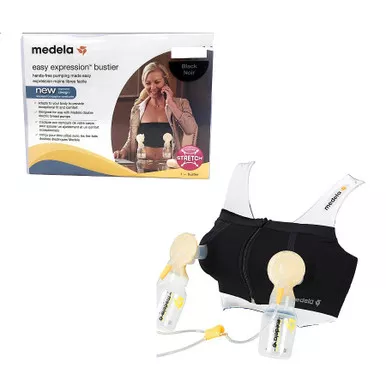 Medela 67945 - Medela Easy Expression Bustier, Large, Black