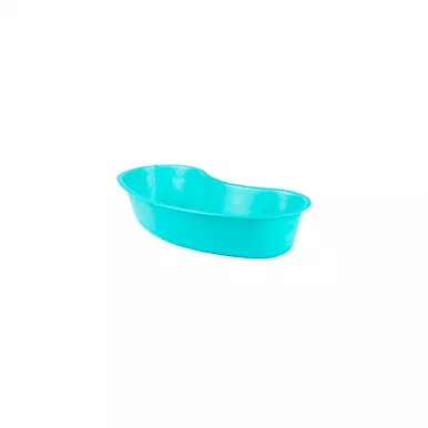 Medgen Emesis Basin – 20 oz (700 mL) Capacity, Graduated, 9.7×4.7×2 in, Turquoise, 250/Case