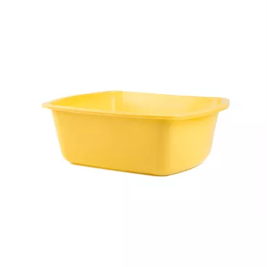 Medgen Wash Rectangular Wash Basin – 6 qt (5.7 L) Capacity, 12.6 x 10 x 4.2 in, Gold, 50/Case