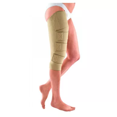 Medi Usa 70203317 - Juxta-Fit Essentials Upper Leg with Knee, Right, Small, 35 cm