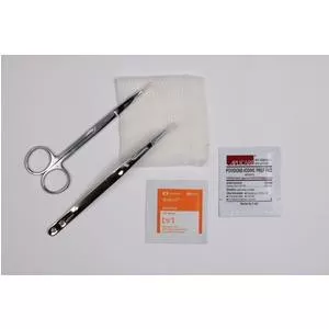 Medical Action 61112 - Suture Removal Kit with Iris Scissors and Wire-Form Forceps