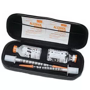 Medicool DIBLK (THEIR #) - DI Case Eyeglass Style Insulin Protector, Black