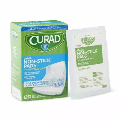 Medline CUR47147RB - Curad Non-Stick Adhesive Pad, 2" x 3"