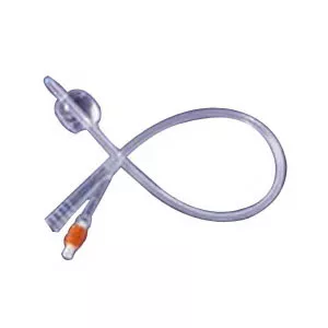 Medline DYND11502 - SelectSilicone 100% Silicone Foley Catheter, 2-Way, 16 Fr, 10cc