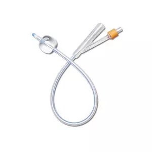 Medline DYND11505 - SelectSilicone 100% Silicone Foley Catheter, 2-Way, 22 Fr, 10cc