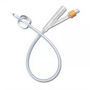 Medline DYND11533 - SelectSilicone 100% Silicone Foley Catheter, 2-Way, 18 Fr, 30cc