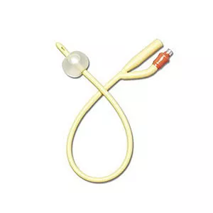 Medline DYND11758 - 2-Way Silicone-Elastomer Coated Foley Catheter 18 Fr 10cc