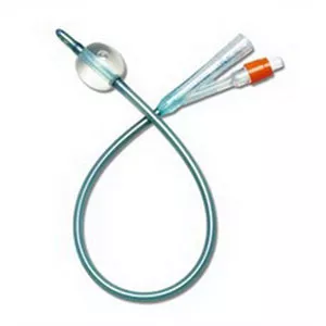 Medline DYND141220 - Silvertouch 2-Way Silver Hydrophilic-Coated Silicone Foley Catheter 20 Fr 30 cc