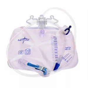 Medline DYND15203 - Urinary Drain Bag Medline Anti-Reflux Tower Sterile Fluid Path 2000 mL
