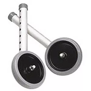 Medline G07722-8 - Guardian Bariatric Fixed Front Inline Wheel Foot Piece 5"