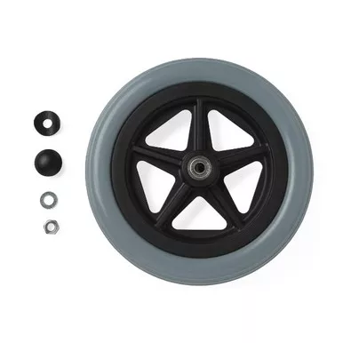 Medline G222-0934 - Rear Walker Wheel Attachment with Hardware, 8"