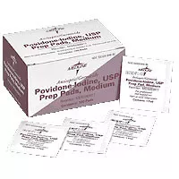 Medline MDS093917 - Povidone Iodine 10% USP, Prep Pad (100 count)