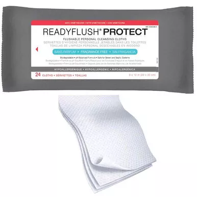 Medline MSC263811 - ReadyFlush Protect Biodegradable Flushable Wipes