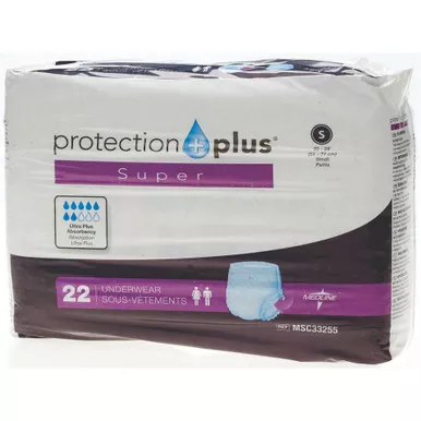 Medline MSC33255 - Protection Plus Super Protective Underwear 20" - 28"