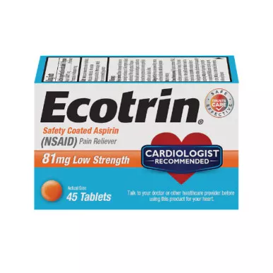 Medtech 42037104259 - Ecotrin, Low Strength, 45 ct.