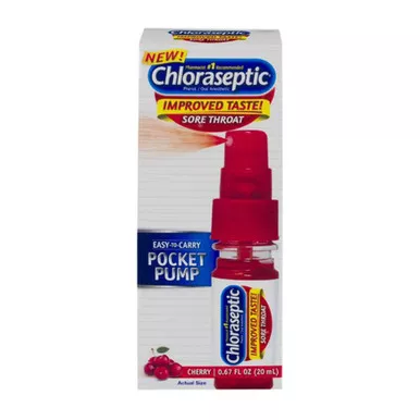 Medtech 678112100733 - Chloraseptic, Cherry, Sore Throat Spray, 6oz