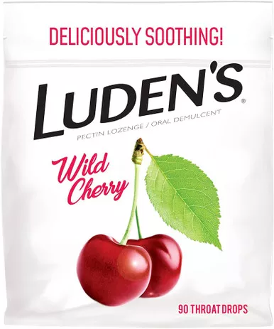 Medtech 814832010628 - Luden's Wild Cherry Throat Drops, 90 ct.