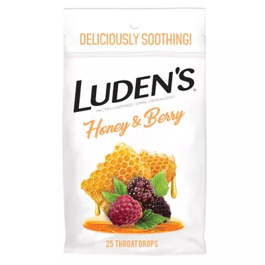 Medtech 814832017269 - Luden's Honey and Berry Throat Drops, 25 ct.