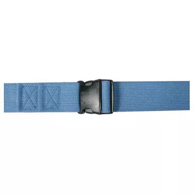 Metal And Mobility Products 6221 - Gait Belt, Plastic Buckle, Blue, 54"