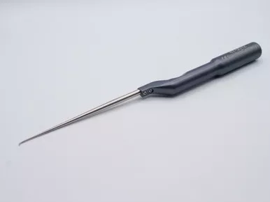 Microsect Backward Angle Curette – Size 1, 10 in Length, Reusable, Latex-Free, Surgical Instrument