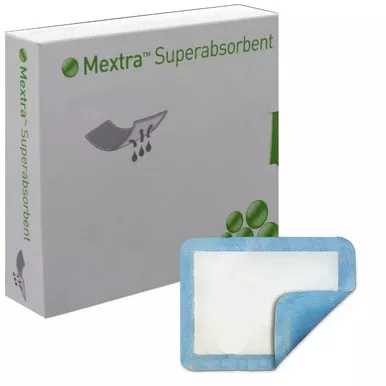 Molnlycke 610200 - Super Absorbent Dressing Mextra Superabsorbent Polyacrylate 5 X 9 Inch Sterile