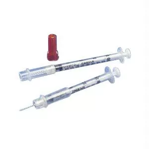 Monoject Tuberculin Safety Syringe 25g X 5/8", 1 Ml (100 Count)- Box of 100