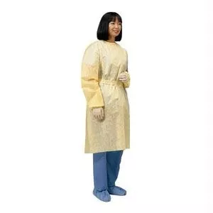 Non-surgical Lightweight Isolation GownYellowX-large- Pack(age) of 10