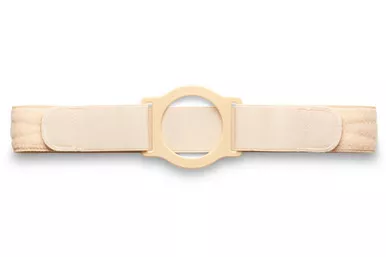 Nu Hope 2622-C - Nu-Comfort 2" Wide Support Belt 3-1/4" I.D. Ring Plate 32"-35" Waist Medium, Latex-Free