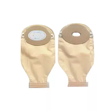 Nu Hope 40-7808-RL-C - Nu-Flex Convex Drainable Pouch with Barrier Pre-Cut 1" Opening Large 30 oz. Roll-Up