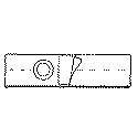 Nu Hope 6311-P-C - 4 in. (11cm) White Regular Elastic Nu-Form Prolapse Medium (81 - 91cm) 3-1/4 in.