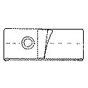 Nu Hope 6334-P-C - 6 in. (16cm) White Regular Elastic Nu-Form Prolapse Extra Extra Large (119 - 132cm) 3-1/4 in.