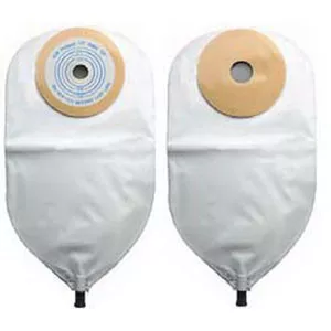 Nu Hope 8257 - 1-Piece Post-Op Adult Urinary Pouch Precut 7/8" Round