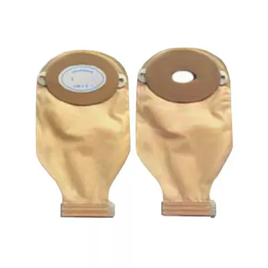 Nu Hope 8364-FV-C - Mid-Size Post-Op Urinary Pouch With Flutter Valve 9-1/4" Pre-Cut 1-3/4" Convex, 20 Ounce