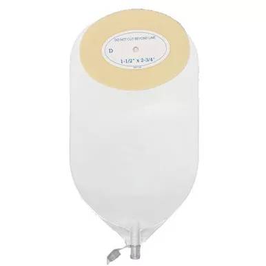 Nu Hope 8865 - Nu-Flex Oval 1-1/2" x 2-3/4" Trim To Fit Post-Op Urinary Pouch