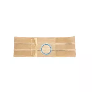 Nu Hope BG-6702-A - Original 6" Flat Panel Beige Support Belt, 2-3/4" Opening 1" From Bottom Left Side, Large