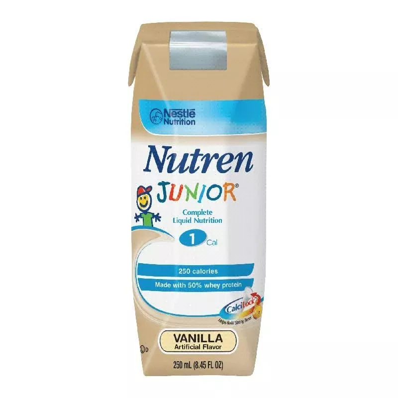 Nutren Junior Complete Vanilla Flavor 250 Ml Reclosbale Tetra Prisma Carton- 1 Each